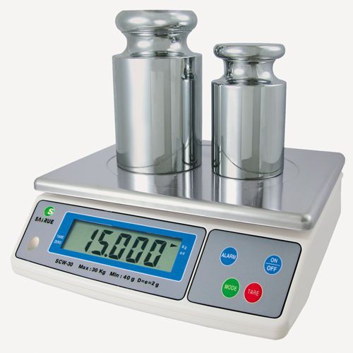 Commercial Digital Weighing Scale Capacity: 50 kg (110.2 lb.),