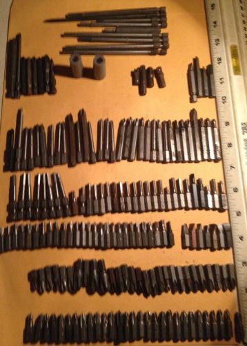Huge Lot of Over 180 Drill Driver Bits, Phillips, Flat Head &amp; Specialty, APEX +