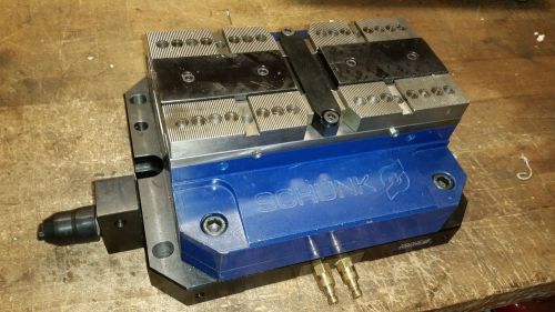 Schunk ksp 250 pneumatic gripping clamp vise for cnc machining center for sale