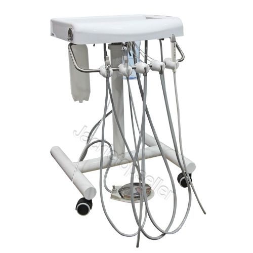 dental delivery unit cart with DTE Fiber Optic LED scaler +2 handpiece tube hose