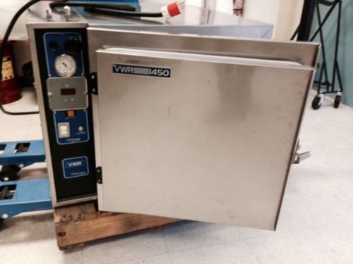 Vwr 1450 vacuum oven with pump for sale