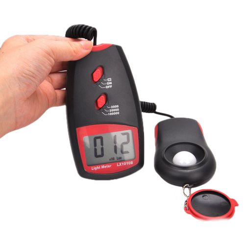 New high accuracy lcd digital 100,000 lux light meter tester photometer detector for sale