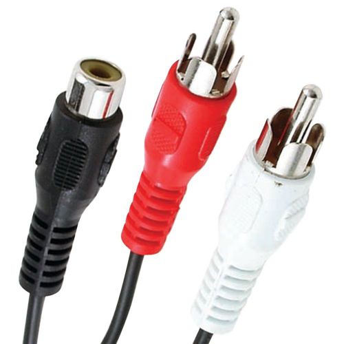 BRAND NEW - Axis Pet20-7020 Rca Y-adapter (2 Rca Plugs To 1 Rca Jack)
