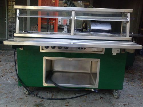 COORPOINT Electric Steamer/ Warmer/ Hot Food Bar w/Sneeze Guard