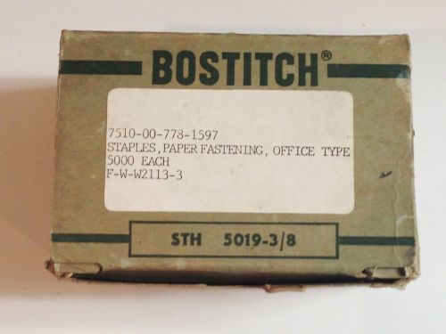 Bostitch STH 5019 - 3/8&#034; Staples for P6-8 Stapling Plier (Full box of 5,000)