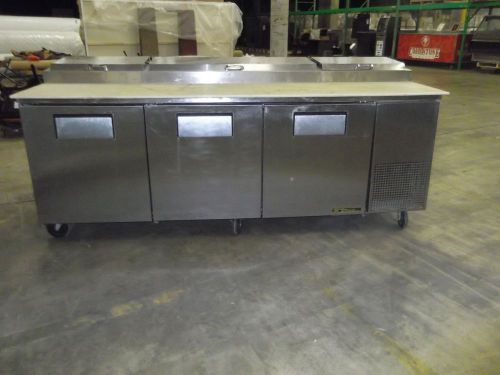 True tpp-93 3 door refrigerated prep table for sale