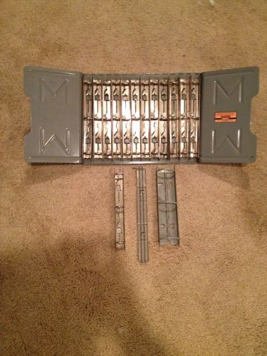 Master products 12 slot catalog rack with rings and wings extra clips included for sale