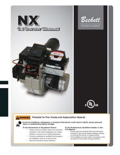 Peerless Boiler With Beckett NX Burner - Direct vent