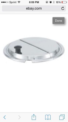 VOLLRATH 47490, Inset Cover, Hinged
