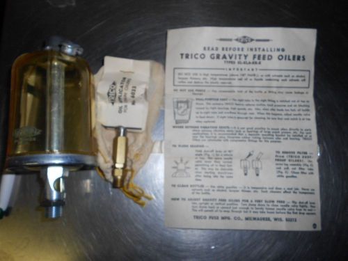 Trico gravity feed oiler 1/4 pipe # ca-5502 w chain applicator 6033 drip nos for sale