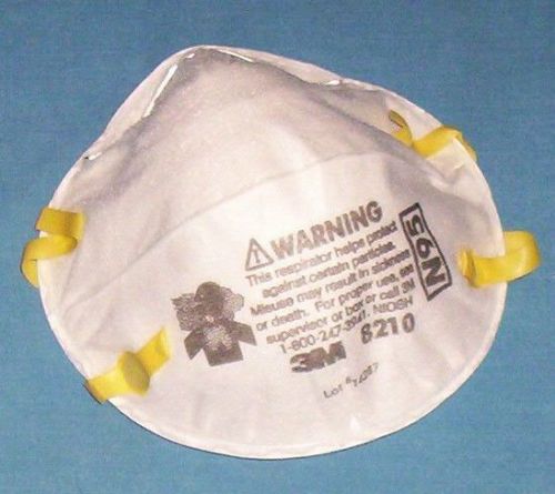 3M Particulate Respirator Face Mask N95 Approved 8210 / 7 Boxes 140 Total