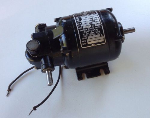 Bodine ac electric speed reducer motor - 1600 rpm to 89 rpm for sale