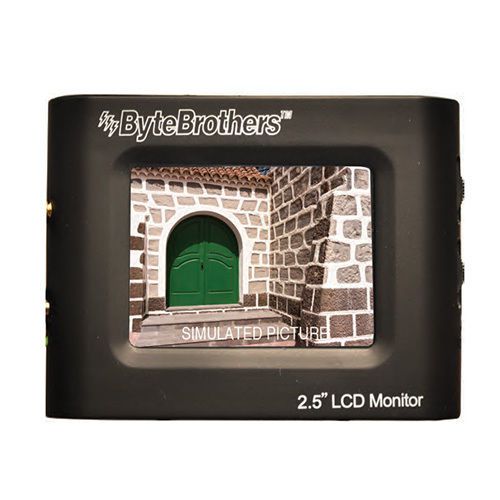 Byte Brothers VTX025 2.5 LCD Mini Color CCTV Monitor