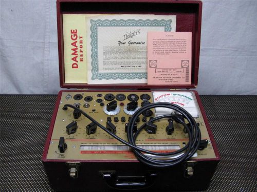 Hickok 800a mutual conductance tube tester - no need for ca-4 or ca-5 adapter* for sale