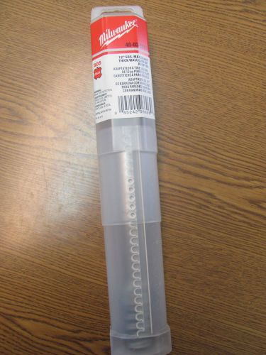 Milwaukee 12&#034; SDS-Max Shank Thick Wall Core Bit Adapter 48-03-3572