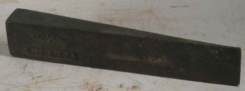 AMPCO BERYLLIUM ALLOY WEDGE - 1 1/2&#034; WIDE, 8&#034; LONG, 1&#034; THICK ON HEAVY END