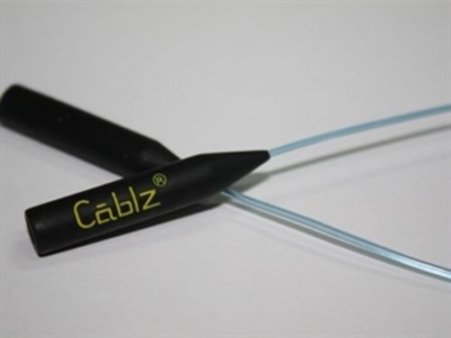 CBLZMONO14 Cablz Monoz Eyeglass Retainer Regular Black Rubber Ends 14 Mono Blue
