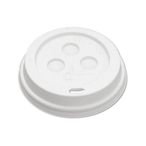 Boardwalk hot cup dome lid in white for sale
