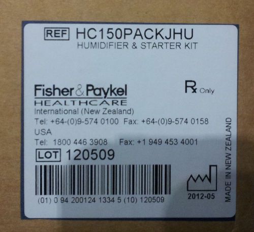 Fisher &amp; pykel healthcare hc150packjhu / hc 150 heated humidifier &amp; starter kit for sale