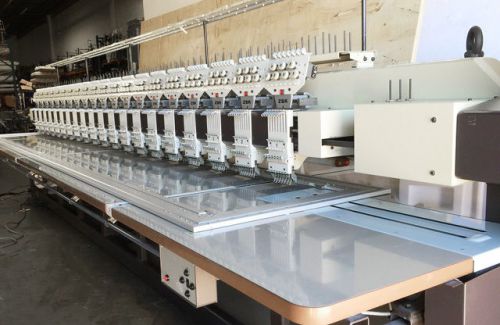 Zsk embroidery machine  7 needle 20 head heavy duty super clean for sale