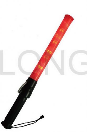 2x Traffic Safety Light Baton Red LED Light Outdoor Control Wand Camping Contact