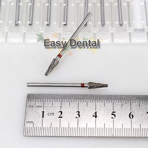 2.35mm Tungsten Carbide HP Dental Burs Tooth Drill Coarse Cross Cutter x 10pcs