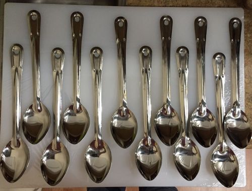 Basting Spoons 13&#034; s/s Lot of 12