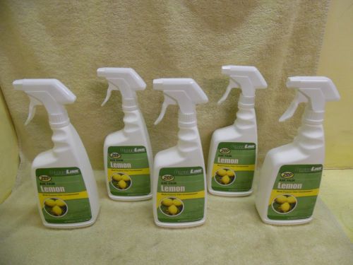 Lot of 5 greenlink zep air fair lemon multi-purpose odor counteractant 1 qt each for sale