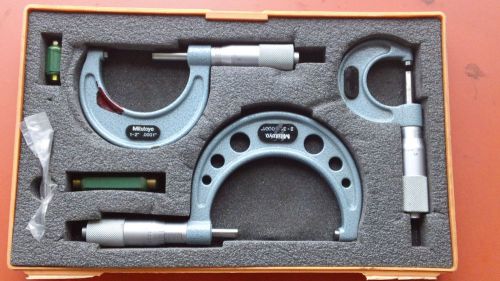 MITUTOYO 103-932 OUTSIDE MICROMETER SET  0-3&#039;&#039; / .0001