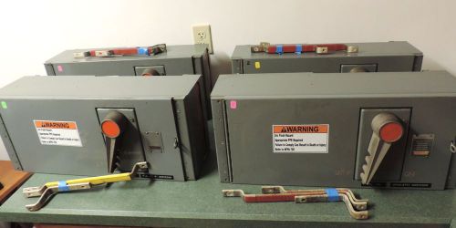 Used  fpe federal pacific qmqb 2032b  unit  200 amp 240v fused switch panelboard for sale