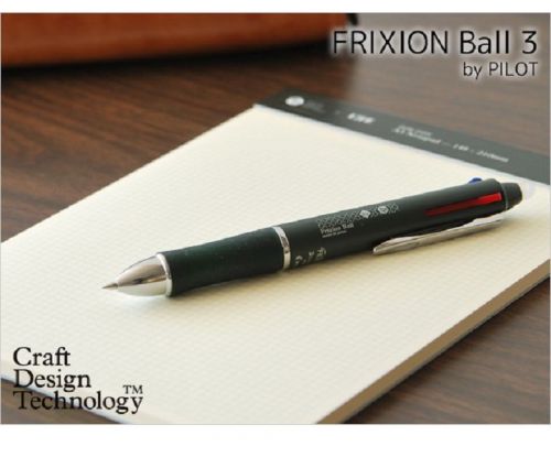 Pilot FRIXION&amp;Craft Design Technology High Grade erasable ballpoint Pen 3 Color
