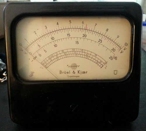Bruel &amp; Kjaer Electronic Panel Meter for Voltmeter or Home Brew