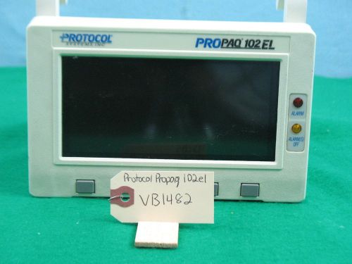 Protcol Propaq 102el 102 EL Multi-Parameter Vital Signs Patient Monitor