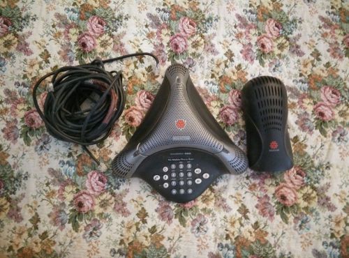 Polycom voicestation 300 fully duplex conference phone model 2200-17910-001 for sale