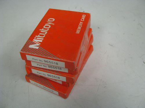 Lot of 5 - Mitutoyo 965518 Memory Card 32KB SRAM - DR3