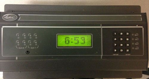 Used *working pull* lathem ltr8-512 8 circuit master control clock for sale