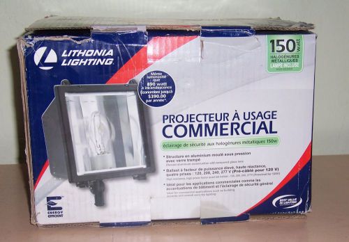 Lithonia oflc 150m tb commercial grade 150-watt outdoor bronze metal flood light for sale