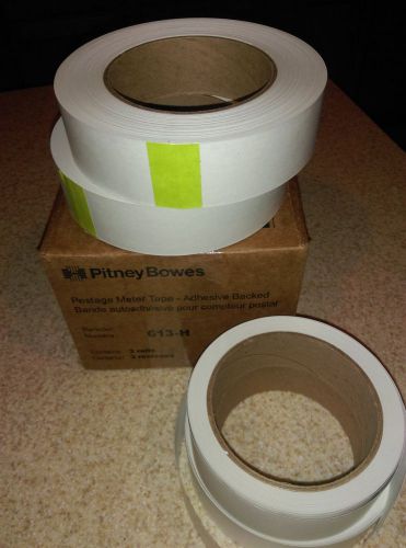 New Genuine PITNEY BOWES Postage Tape Rolls 613-H - Free Shipping