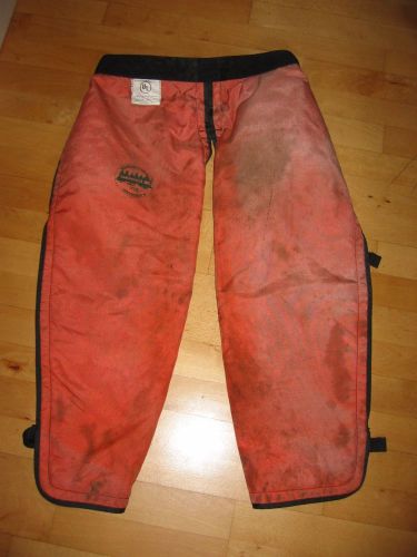 Used Chainsaw Chaps - Made in USA, X-Long