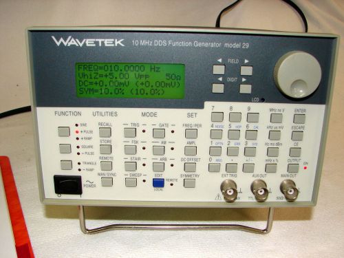 Wavetek 29 DDS Function &amp; Arbituary Waveform Generator 10MHz with Manual MINT