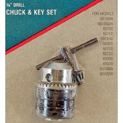 Solid Makita 763054-5A Chuck and Key Set Replacement 3/8-in Capacity Power Tool