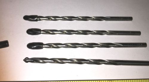 QUANTITY 4 NEUBER CARBIDE SHANK DIAMOND TIPPED DRILL 11/64&#034; REF.315