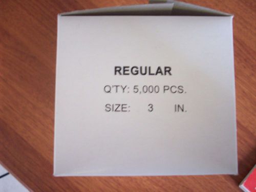 New Box of 5,000 3&#034; Plastic Barbs for Standard Clothing Gun