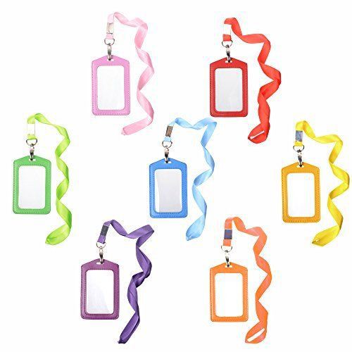 Cosmos ? 7pcs vertical style assorted color faux leather business id credit card for sale