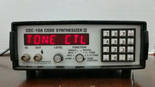 Cromco Electronics Code Synthesizer II CEC-10A Test Equipment Cromack Industries