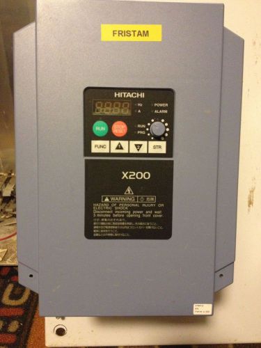 Hitachi x200-075hfu2,variable frequency drive, 10 hp, 460 vac, three phase vfd for sale