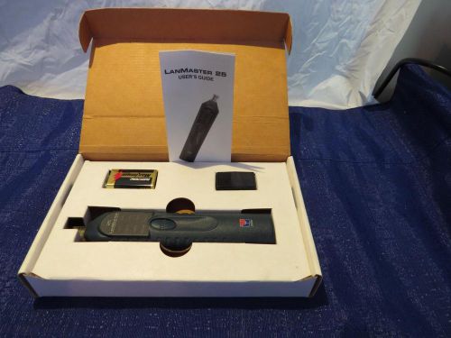 Lanmaster 25 network test tool by psiber computer cat 5 cat6 new in box for sale