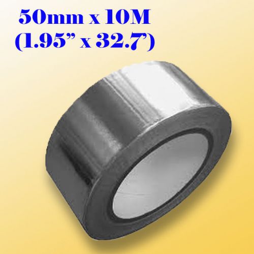 2&#034; x 33 Ft 50mm x 10M Aluminium Foil Shield Tape Reflector Sealing Adhesive Heat