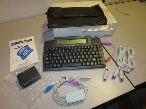 QuickPAD Keyboard H45 Infrared Receiver w/ Receiver, Cabling, Case, Manual