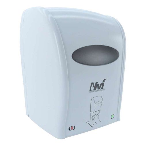 Solaris Paper D68002 Nvi Electronic Touchless Roll Towel Dispenser, White, New